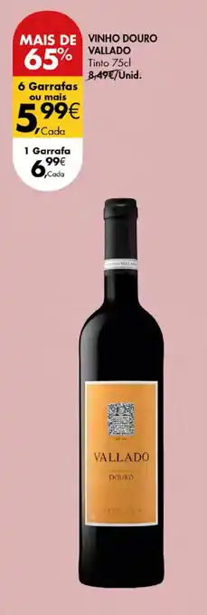 Pingo Doce Vinho douro vallado promoção