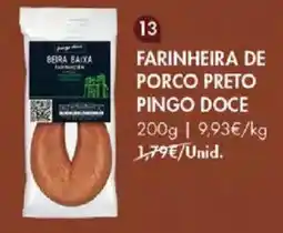 Pingo Doce Farinheira de porco preto pingo doce promoção