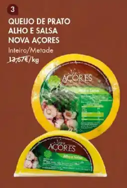 Pingo Doce Queijo de prato alho e salsa nova açores promoção