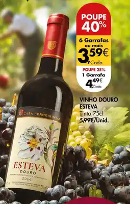 Pingo Doce Vinho douro esteva promoção