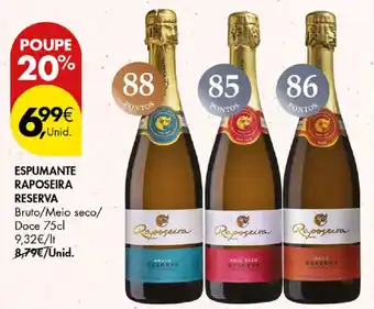 Pingo Doce Espumante Raposeira Reserva promoção
