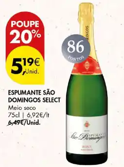 Pingo Doce Espumante são domingos select promoção