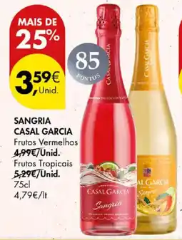 Pingo Doce sangria casal garcia promoção