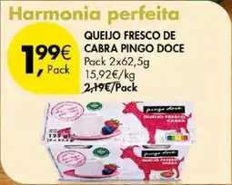 Pingo Doce Queijo fresco de cabra pingo doce promoção