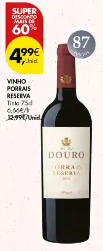 Pingo Doce Vinho porrais reserva promoção