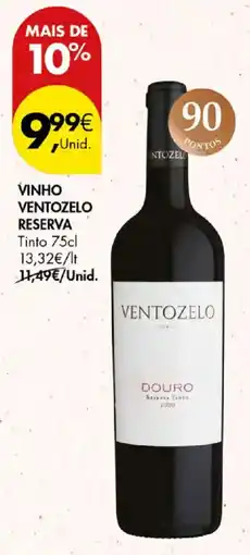 Pingo Doce Vinho ventozelo reserva promoção