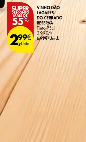 Pingo Doce vinho dão lagares do cerrado reserva promoção