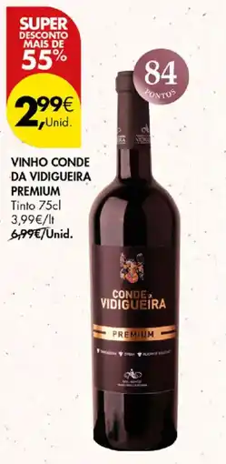 Pingo Doce Vinho conde da vidigueira premium promoção