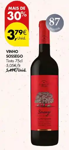 Pingo Doce Vinho sossego promoção