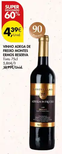 Pingo Doce Vinho adega de freixo montes ermos reserva promoção
