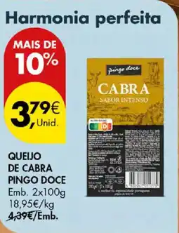 Pingo Doce Queijo de cabra pingo doce promoção