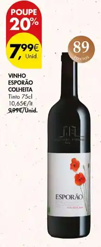 Pingo Doce Vinho esporão colheita promoção