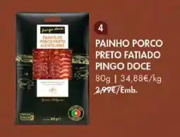 Pingo Doce Painho porco preto fatiado pingo doce promoção