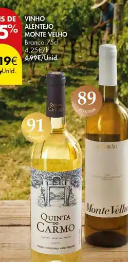 Pingo Doce Vinho alentejo monte velho promoção