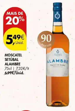 Pingo Doce Moscatel setúbal alambre promoção