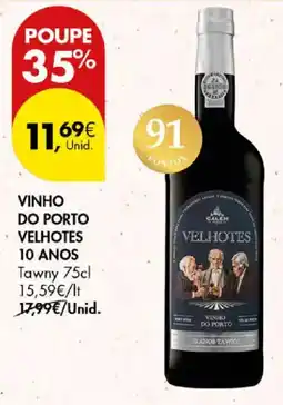 Pingo Doce Vinho do porto velhotes 10 anos promoção