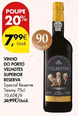 Pingo Doce Vinho do porto velhotes superior reserva promoção