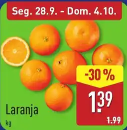 ALDI Laranja promoção