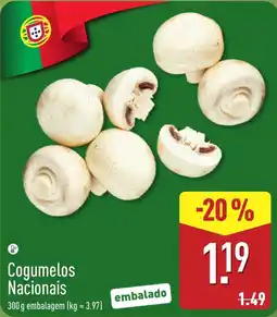ALDI Cogumelos Nacionais promoção