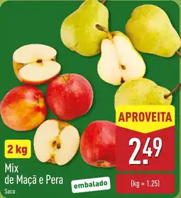 ALDI Mix de Maçã e Pera promoção