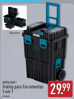 ALDI workzone trolley para ferramentas 3 em 1 promoção
