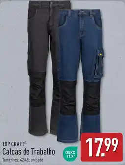 ALDI Top craft calças de trabalho promoção