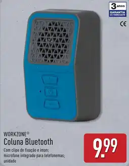 ALDI Workzone coluna bluetooth promoção
