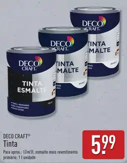 ALDI Deco craft tinta promoção