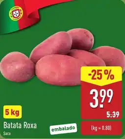 ALDI Batata Roxa promoção