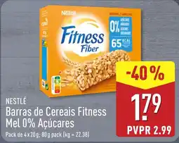 ALDI Nestlé Barras de Cereais Fitness Mel 0% Açúcares promoção