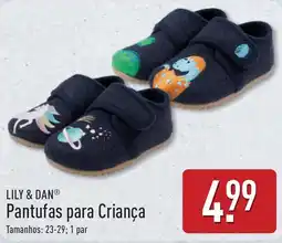 ALDI Pantufas para Criança promoção