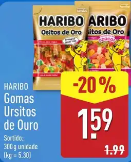 ALDI haribo gomas ursitos de ouro promoção