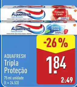 ALDI Aquafresh tripla proteção promoção