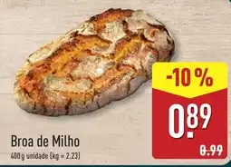 ALDI Broa de Milho promoção