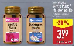 ALDI NaturTierra Ventre Plano/Melatonina+B6 promoção