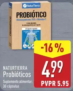 ALDI Naturtierra probióticos promoção
