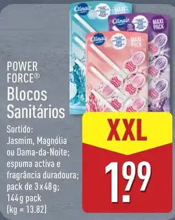 ALDI Power force blocos sanitários promoção