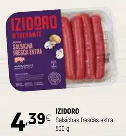 Coviran Izidoro salsichas frescas extra promoção