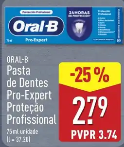 ALDI Oral-b pasta de dentes pro-expert proteção profissional promoção
