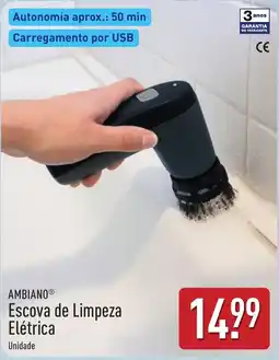 ALDI Ambiano escova de limpeza elétrica promoção