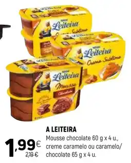 Coviran A leiteira mousse chocolate promoção