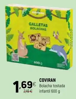 Coviran Coviran bolacha tostada infantil promoção