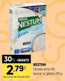 Coviran Nestum cereais arroz 0% promoção