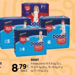 Coviran Dodot fraldas pants promoção