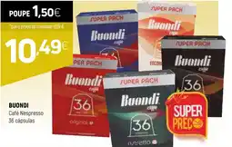 Coviran Buondi Café Nespresso promoção