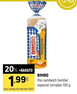 Coviran Bimbo pão sandwich familiar especial torradas promoção