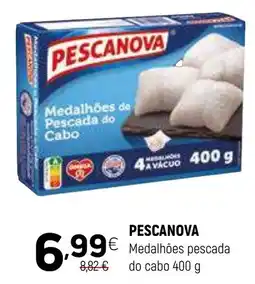 Coviran Pescanova medalhões pescada do cabo promoção