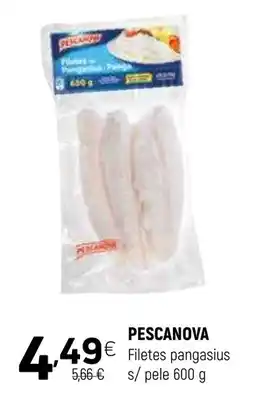 Coviran Pescanova filetes pangasius s/ pele promoção