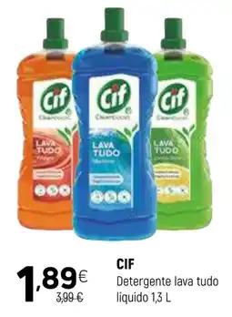 Coviran Cif Detergente lava tudo líquido promoção
