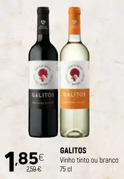 Coviran galitos vinho tinto ou branco promoção
